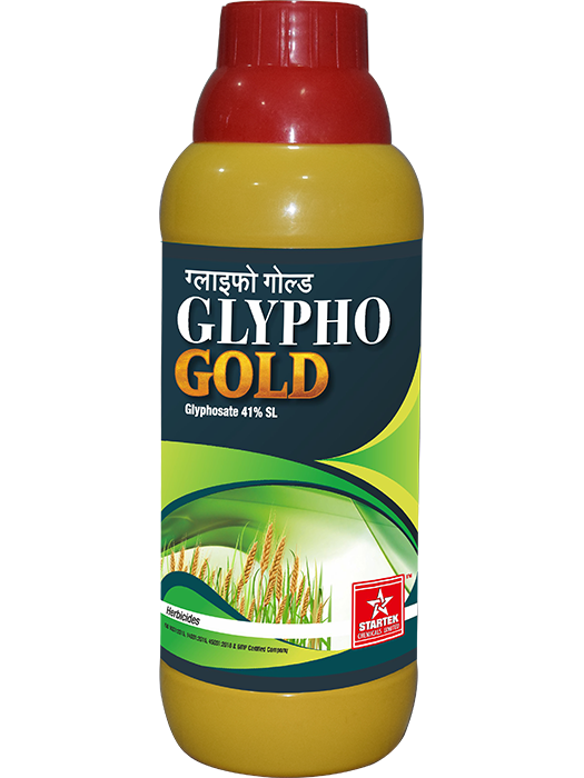 Glyphogold Herbicide  Glyphosate 41% SL | Systemic Weed Control for Crops  & Open Fields | STARTEK CHEMICALS!